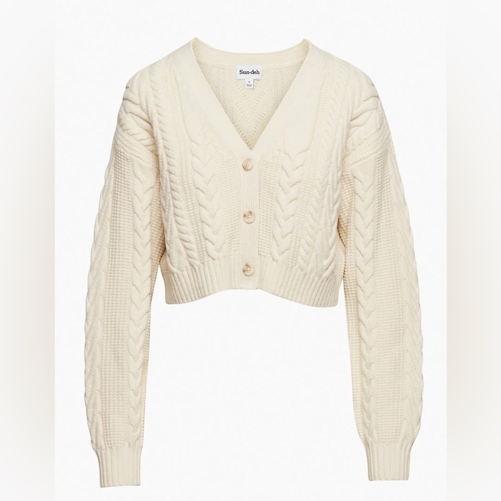 Sunday Best Cooper Cardigan white whisper